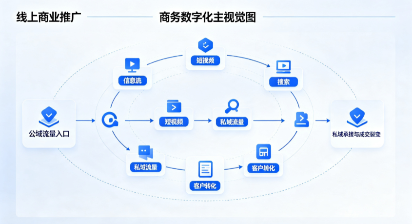 东陵区线上商业推广怎么做？全域流量闭环搭建与低成本转化实战指南